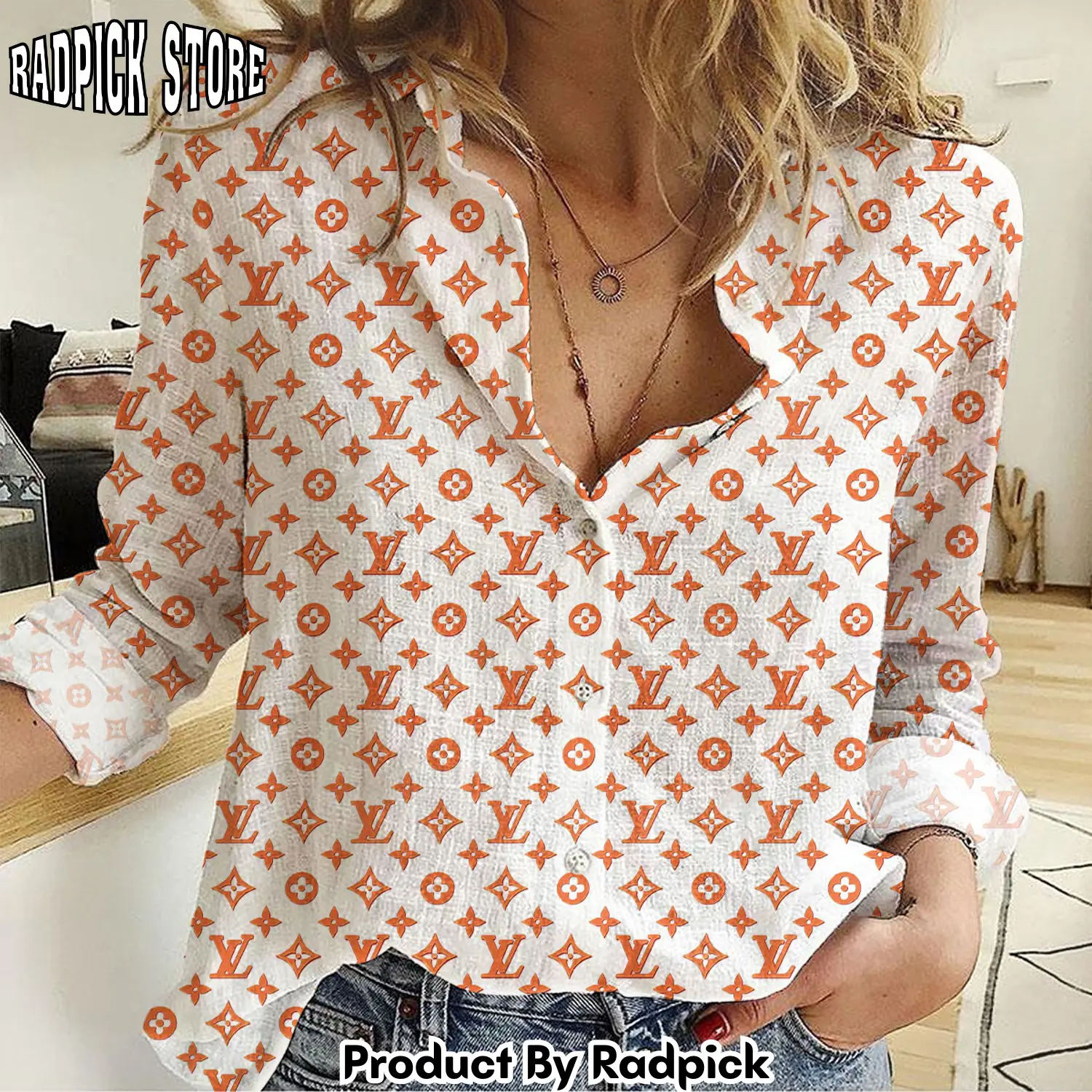 Radpick premium logo monogram louis vuitton shirt rp662283